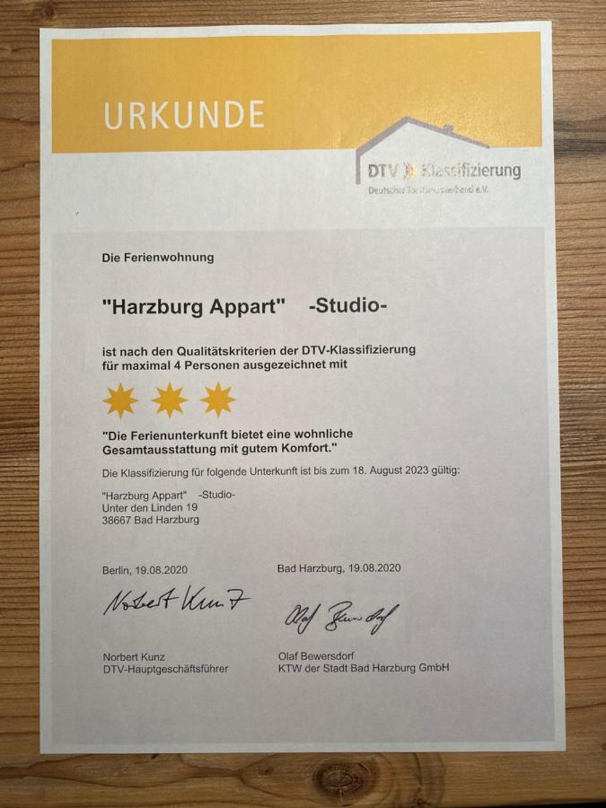 Harzburg Appart Unter Den Linden 19 Lejlighed Bad Harzburg Eksteriør billede